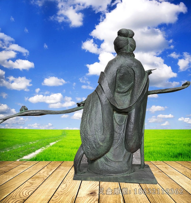 仙女人物城市景观铜雕
