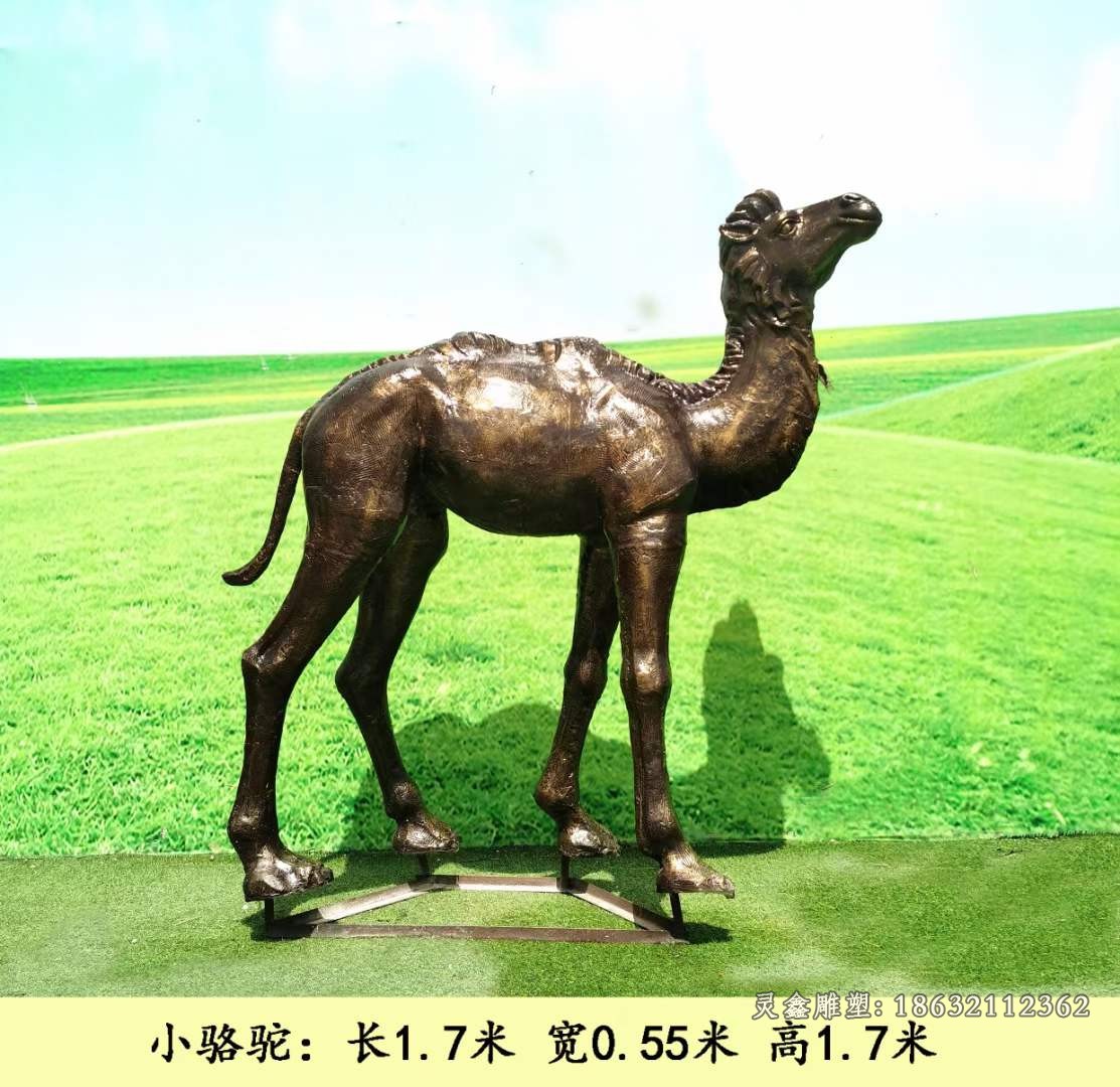 沙漠骆驼抽象动物铜雕